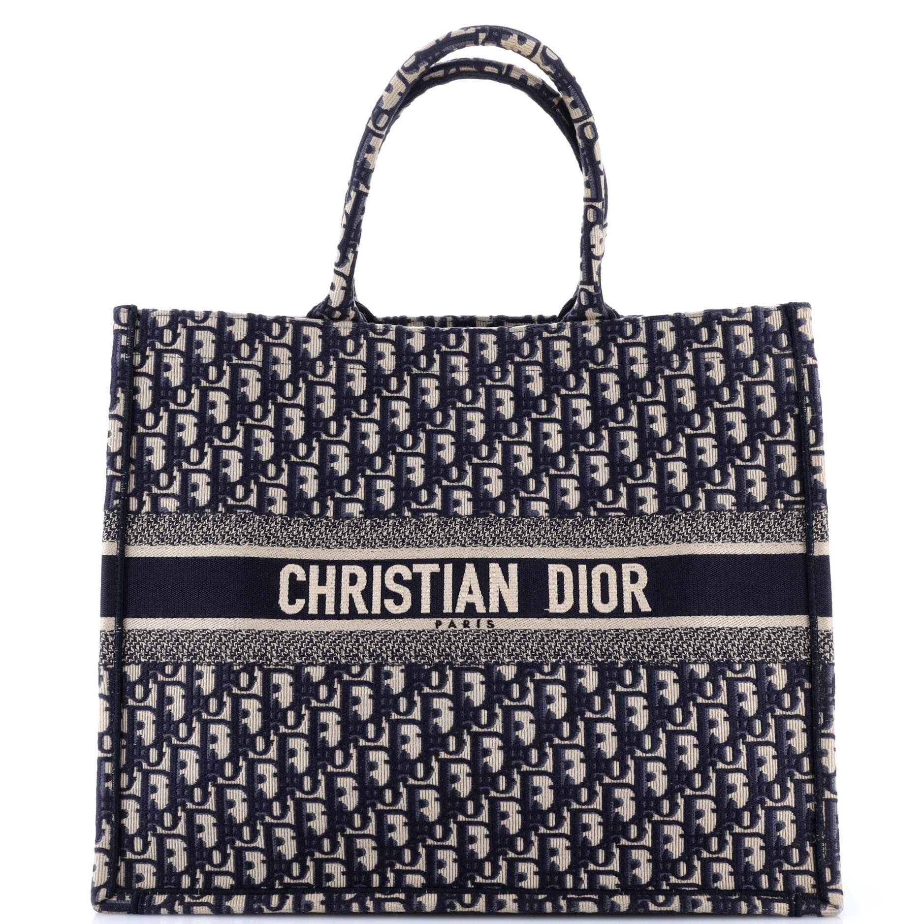 Dior Book Tote Oblique Canvas Large