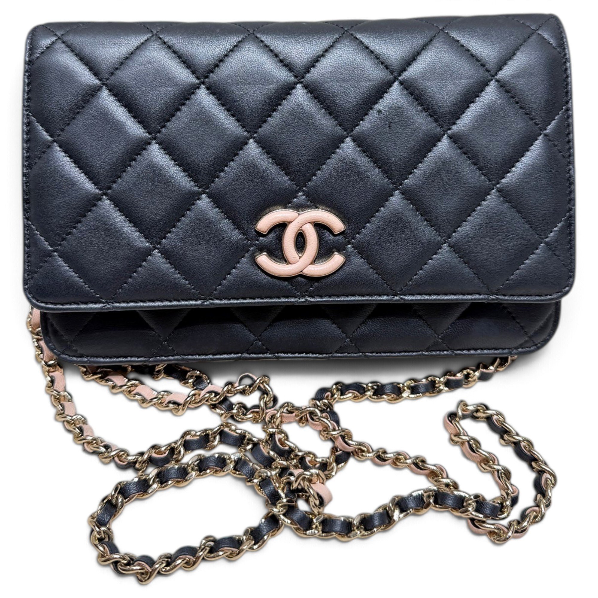 Wallet On Chain Timeless/Classique leather crossbody bag