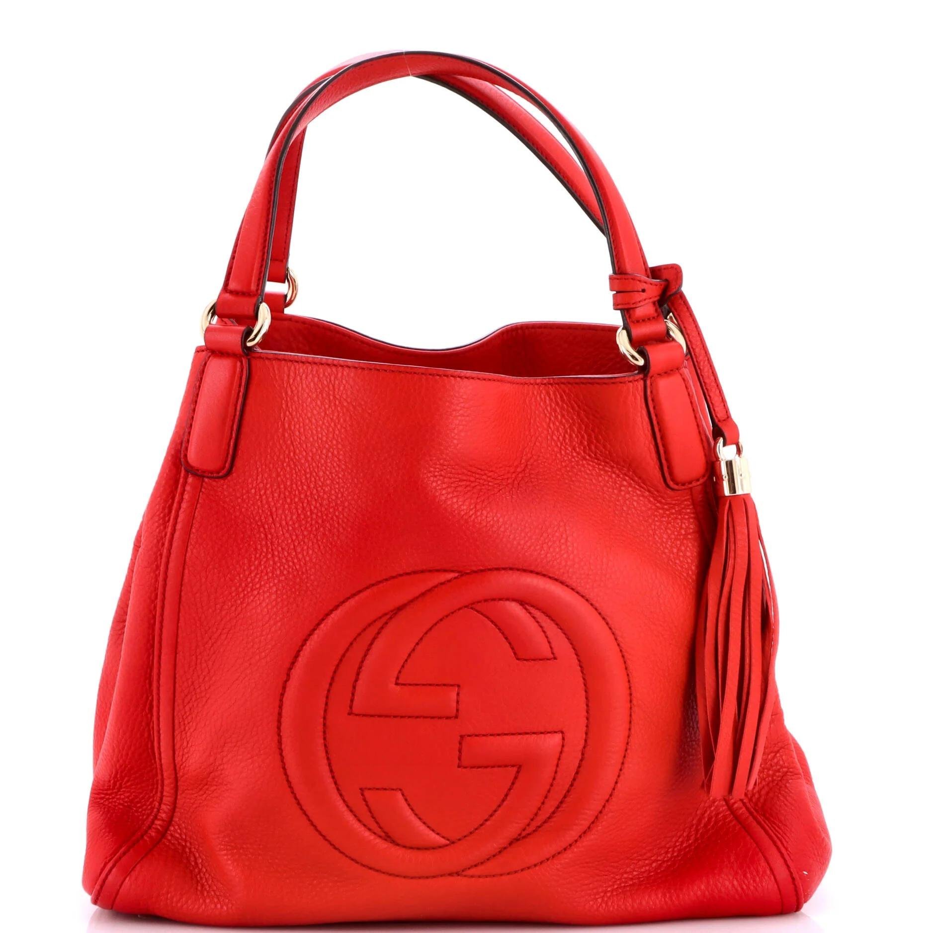 Leather handbag