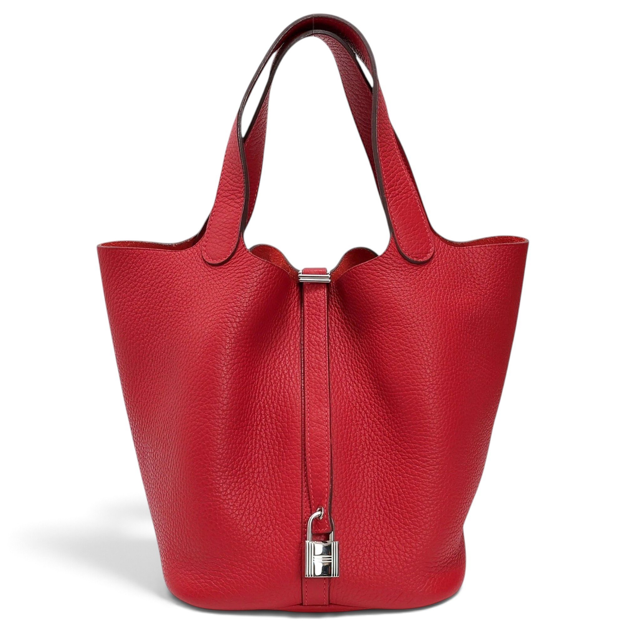 Picotin leather handbag