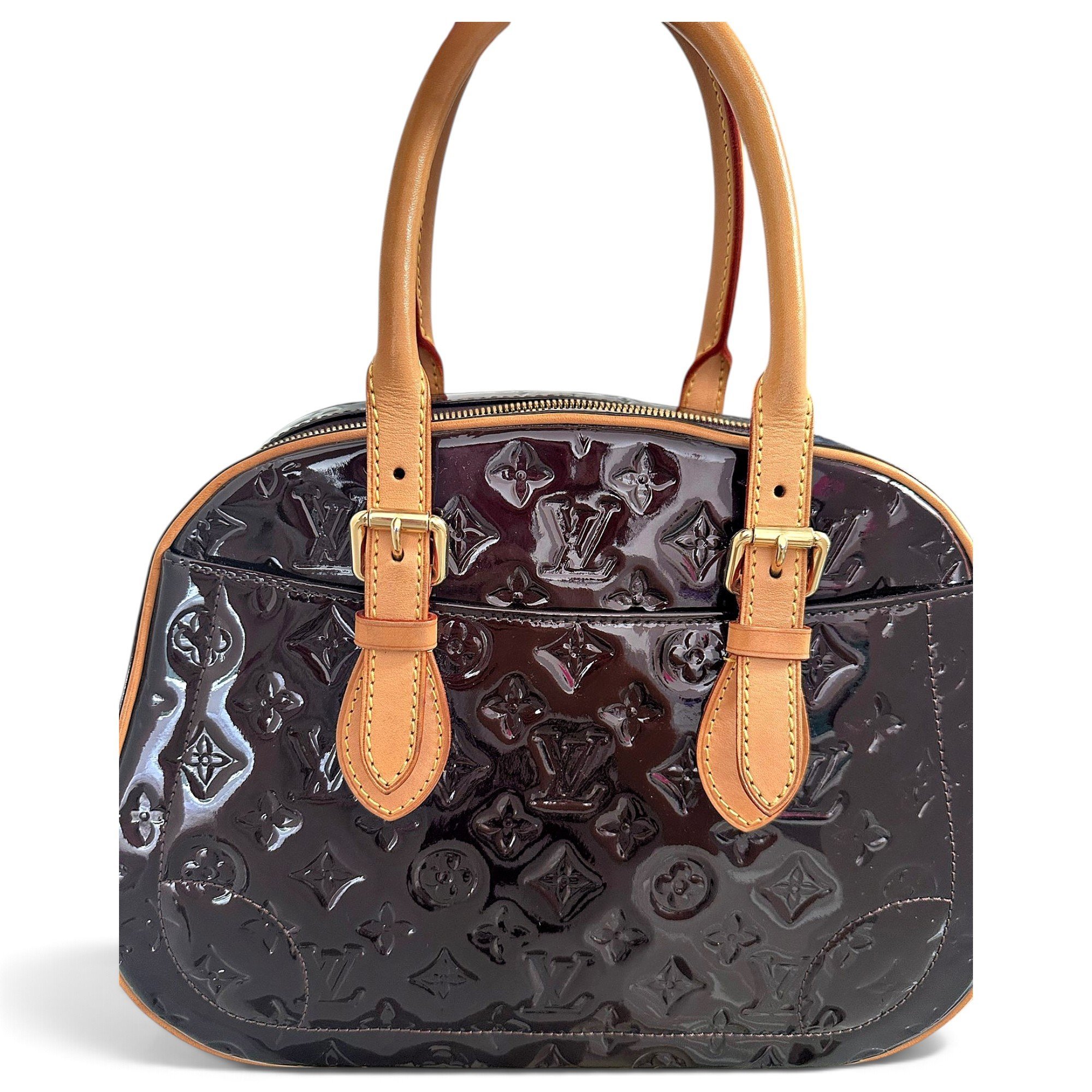 Summit patent leather handbag