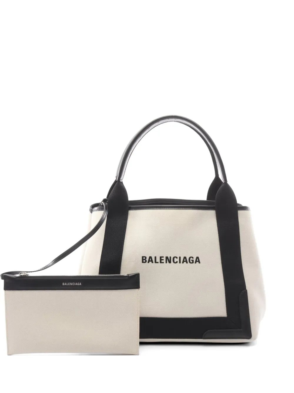 2010s S Navy Cabas canvas tote bag
