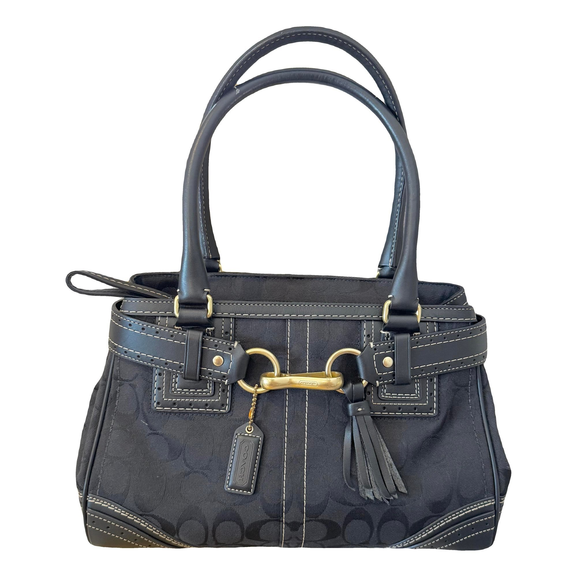 Signature Sufflette leather handbag