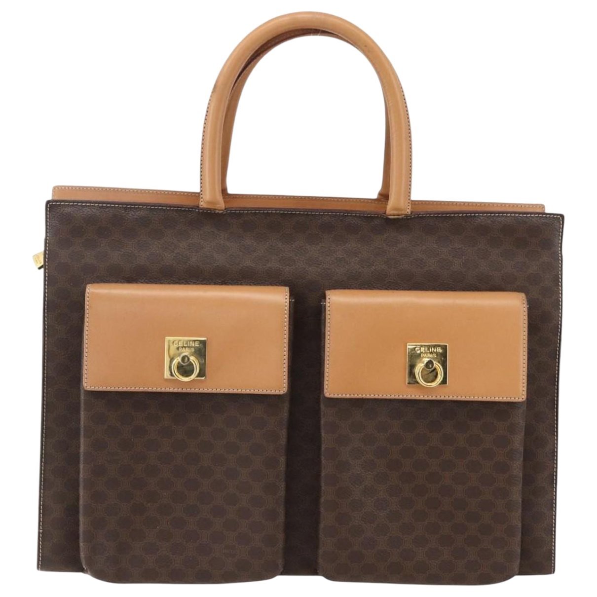 Leather tote