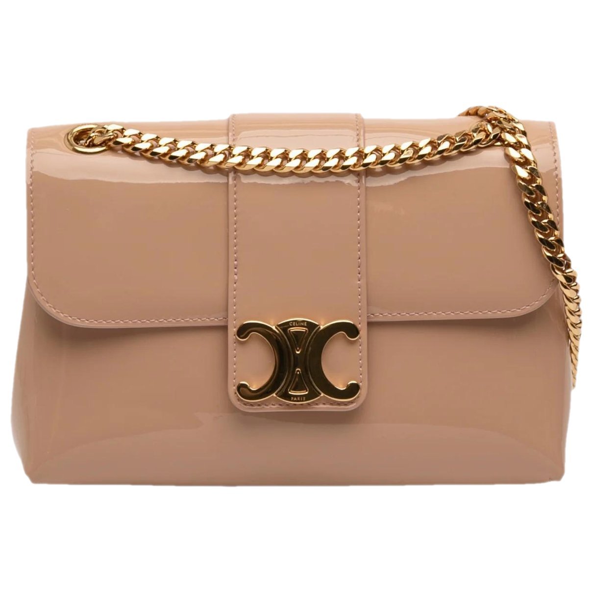 Triomphe leather handbag