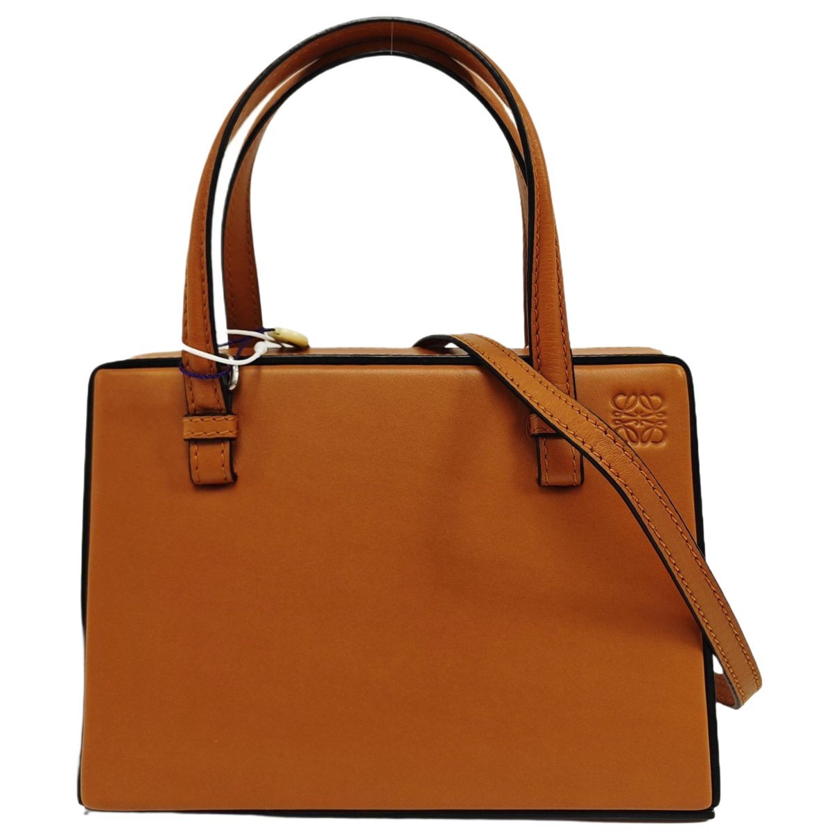 Postal leather handbag