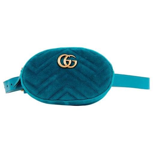 GG Marmont Oval velvet crossbody bag