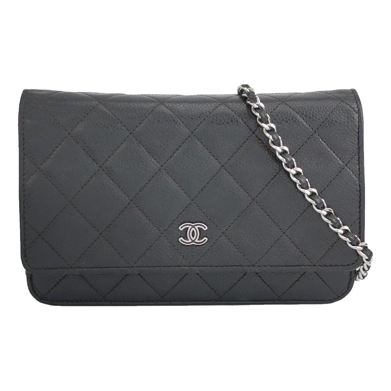 Wallet On Chain Timeless/Classique leather handbag