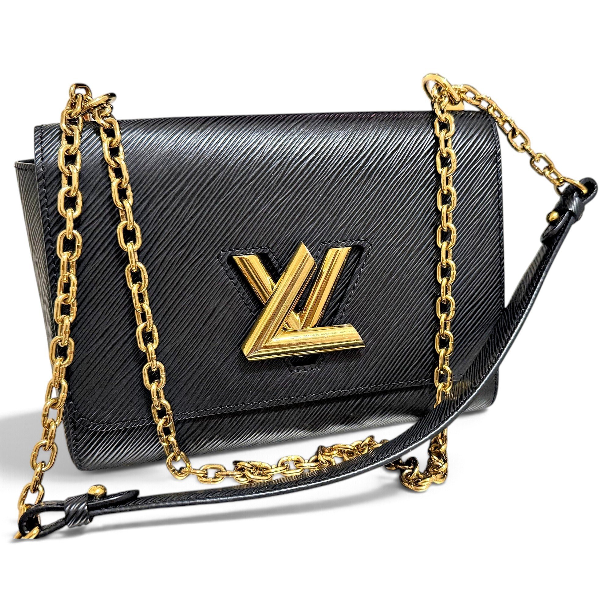 Twist leather crossbody bag
