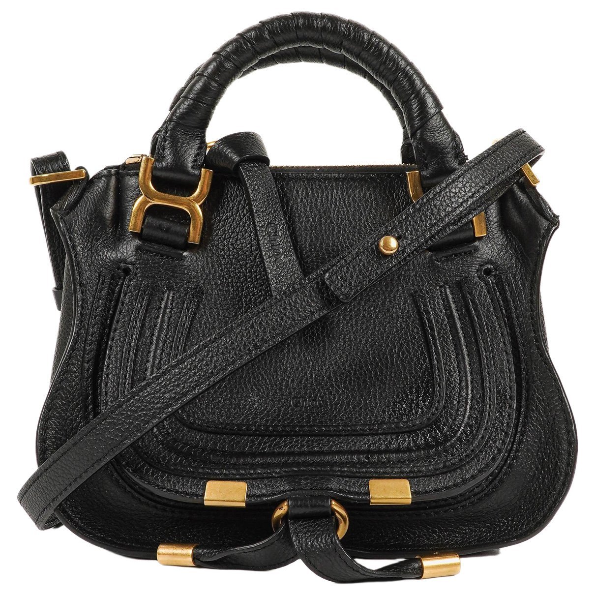 Marcie Top Handle leather handbag