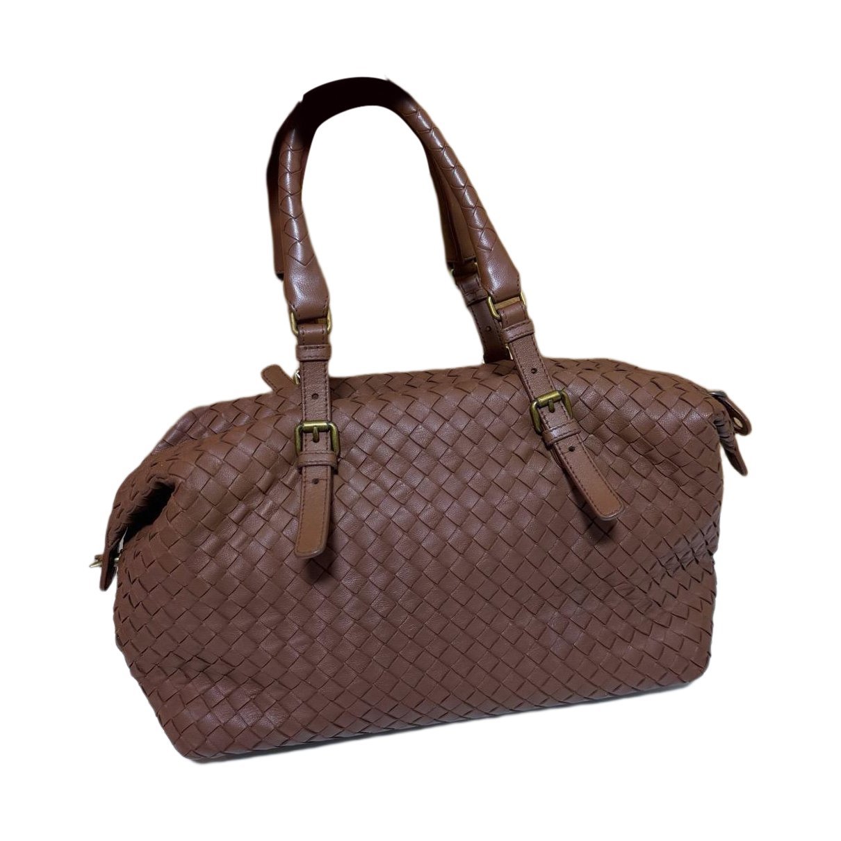 Montaigne leather bowling bag