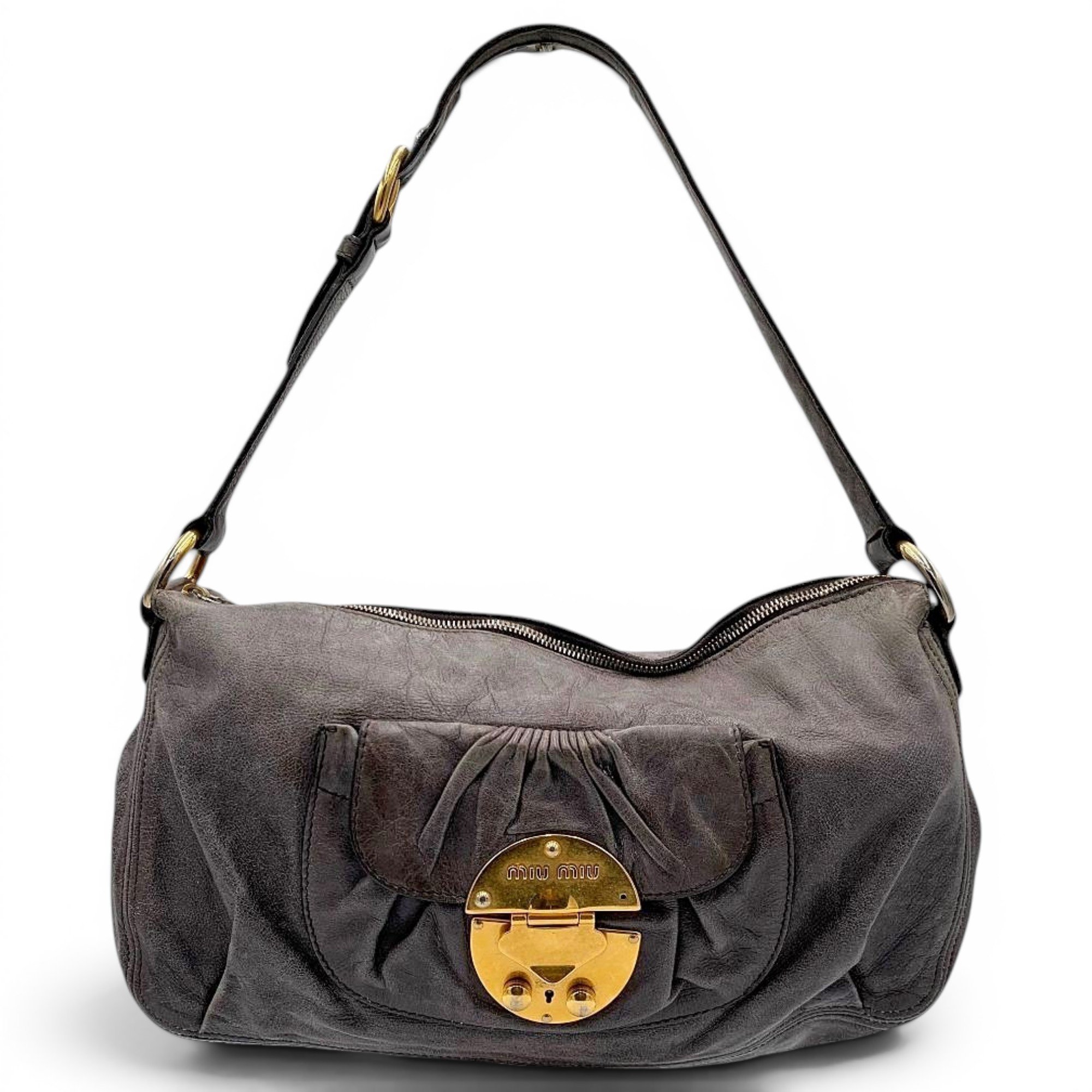 Leather handbag