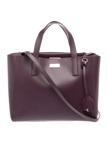 Leather Top Handle Bag