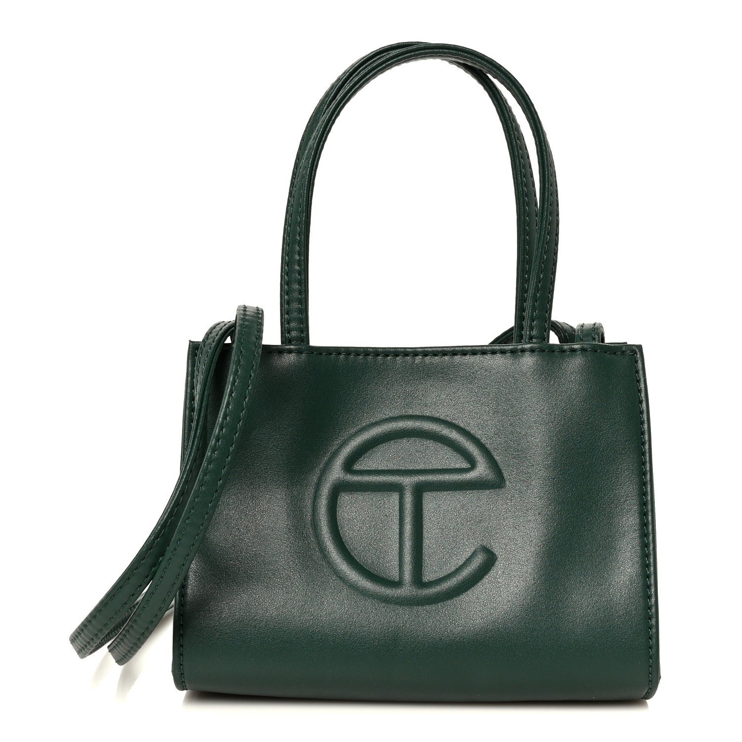 Telfar Vegan Leather Small Shopping Bag Leaf