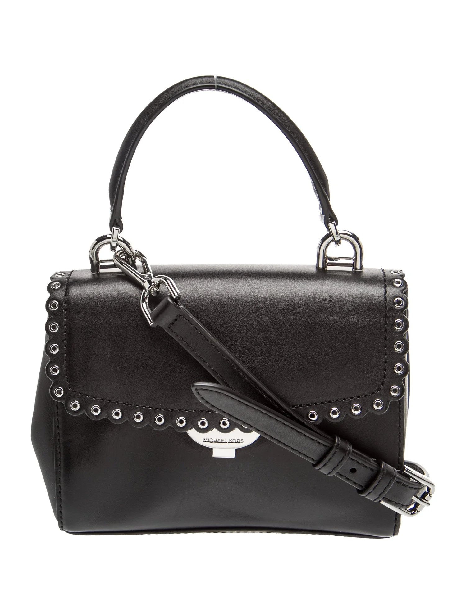 Leather Top Handle Bag