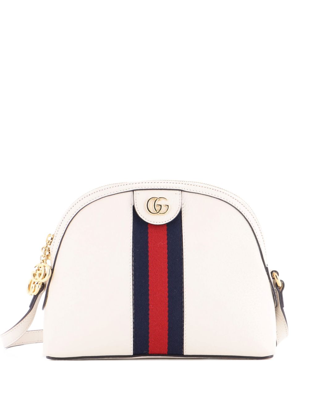 Ophidia Dome Shoulder Bag Leather Small crossbody bag