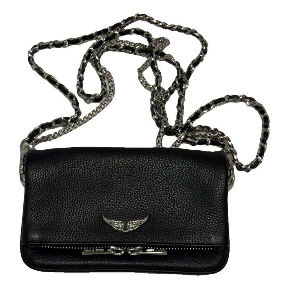 Rock leather crossbody bag