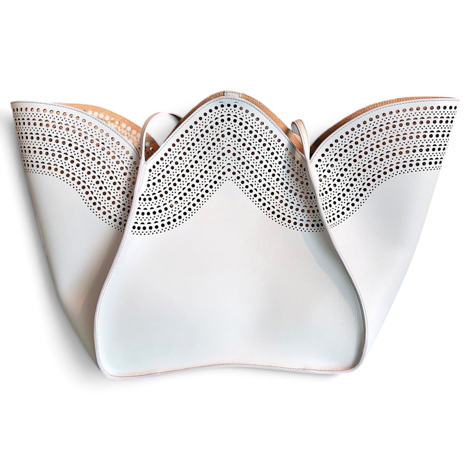 Mina leather tote