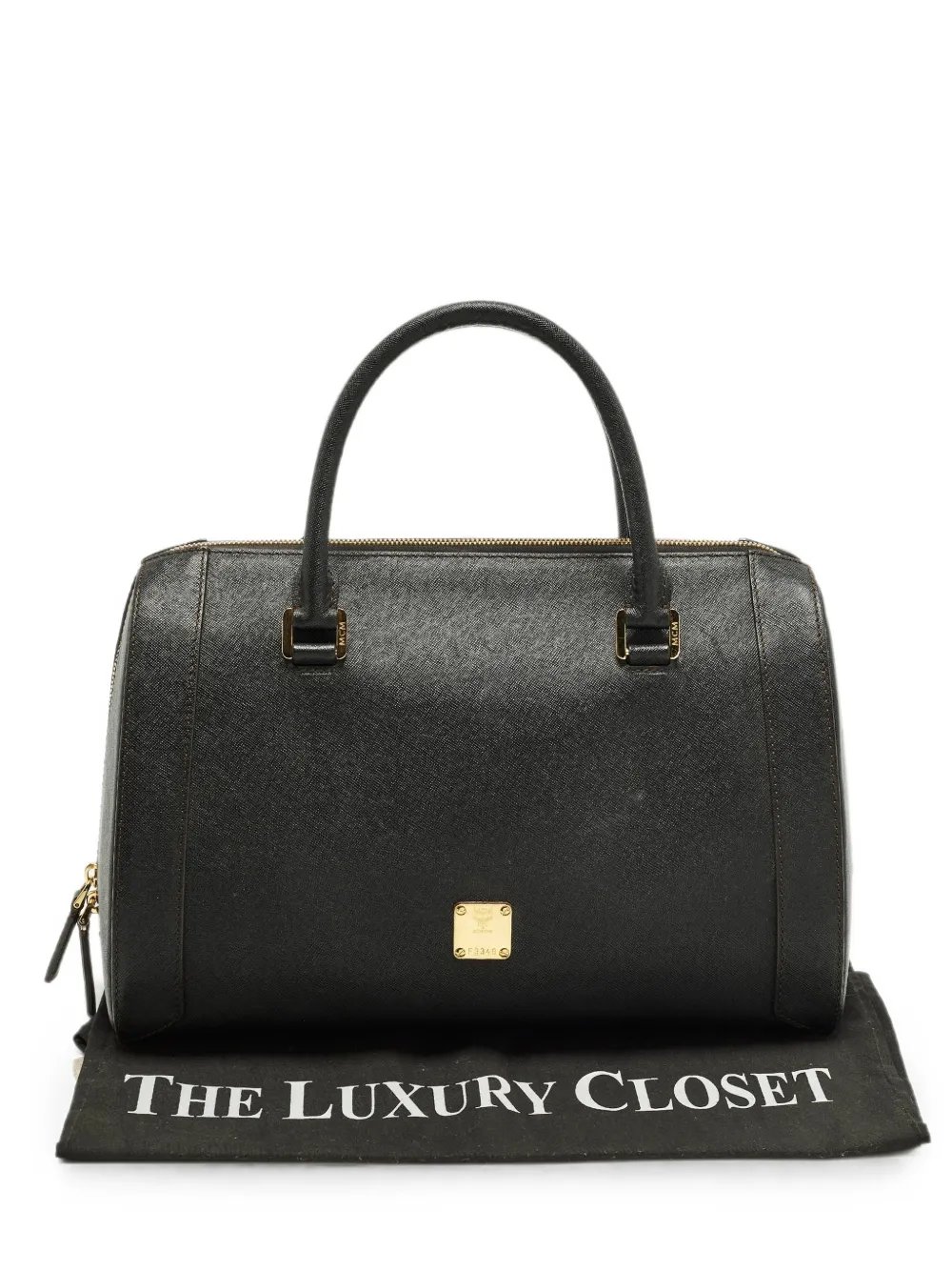 Boston leather tote bag
