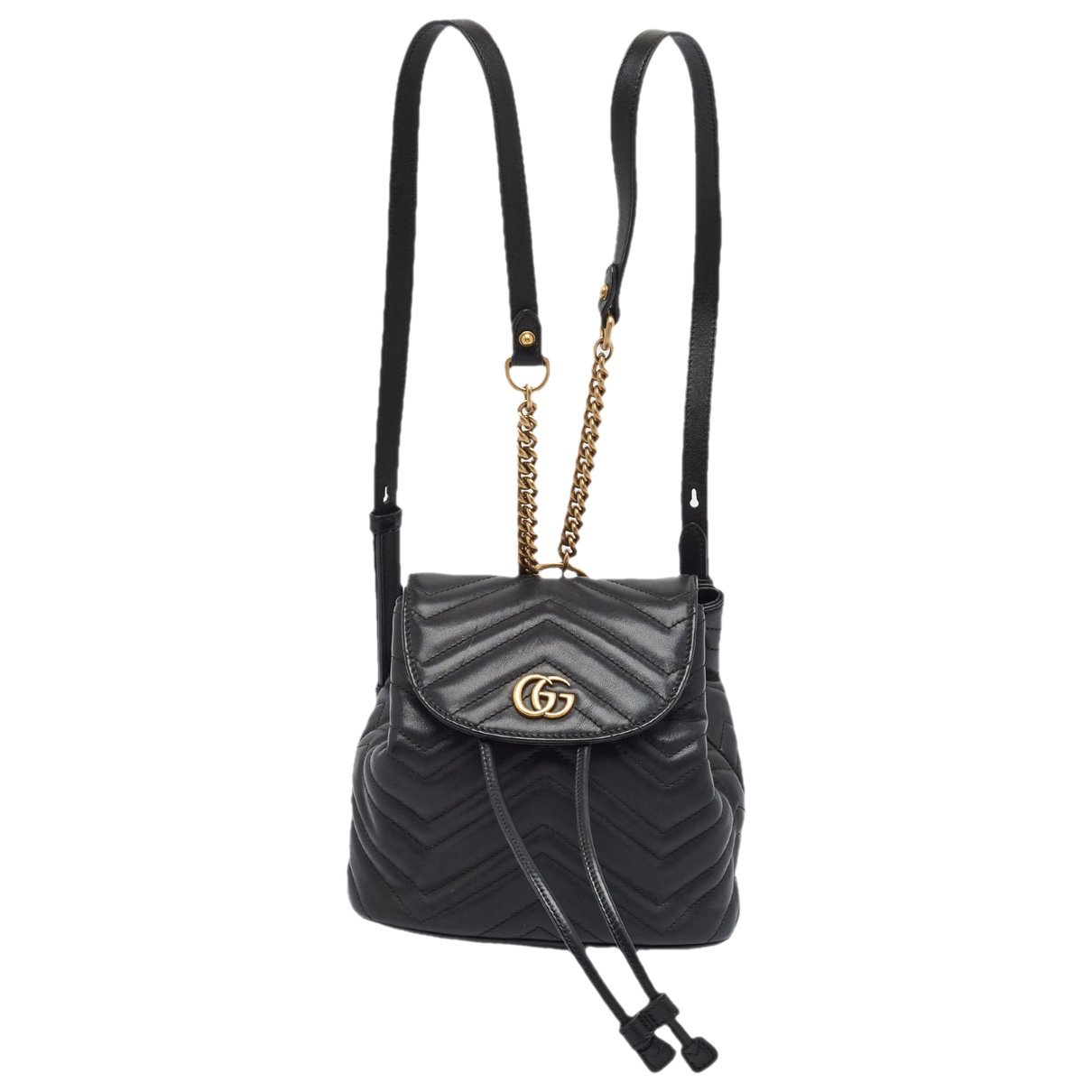 Leather backpack