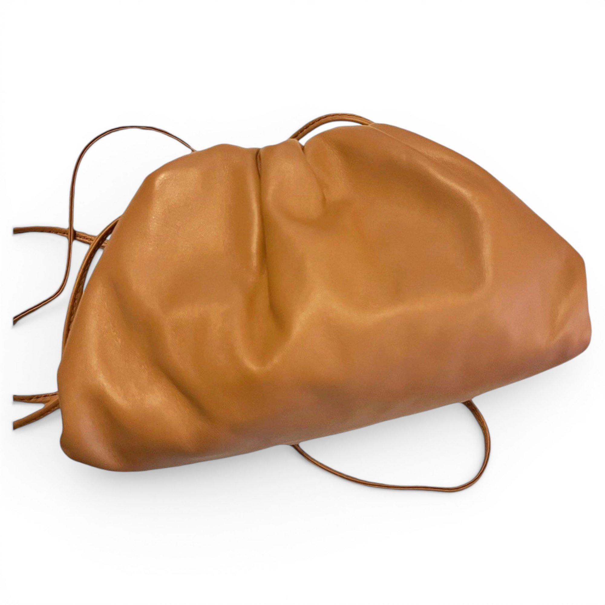 Pouch leather crossbody bag