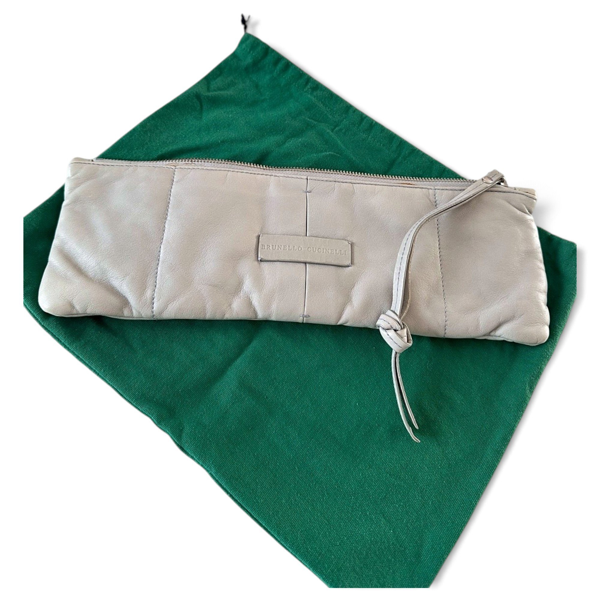 Brunello Cucinelli Leather clutch bag