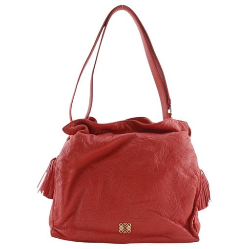 Flamenco leather handbag