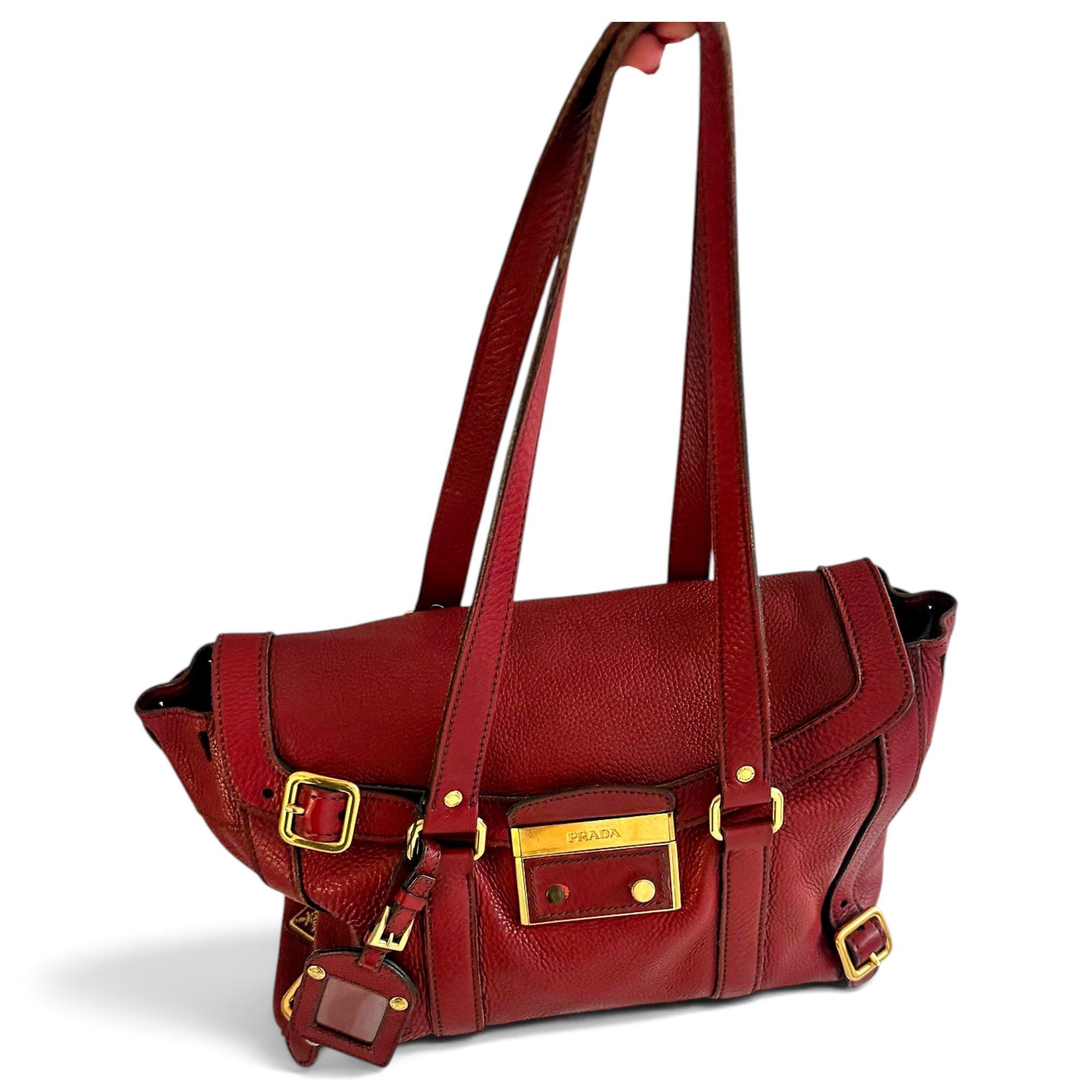 Leather handbag