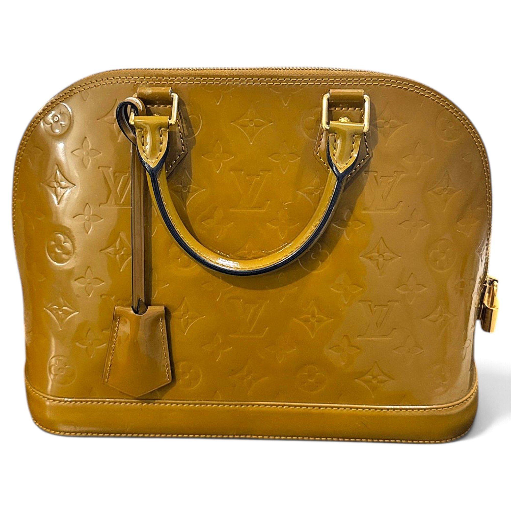 Alma patent leather handbag