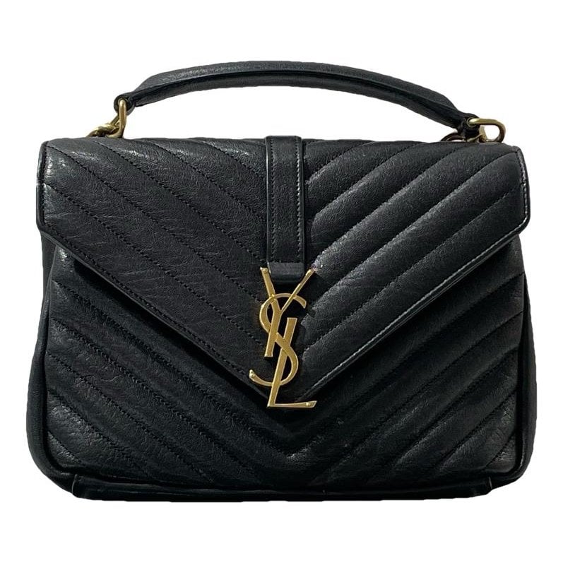 Collége monogramme leather handbag