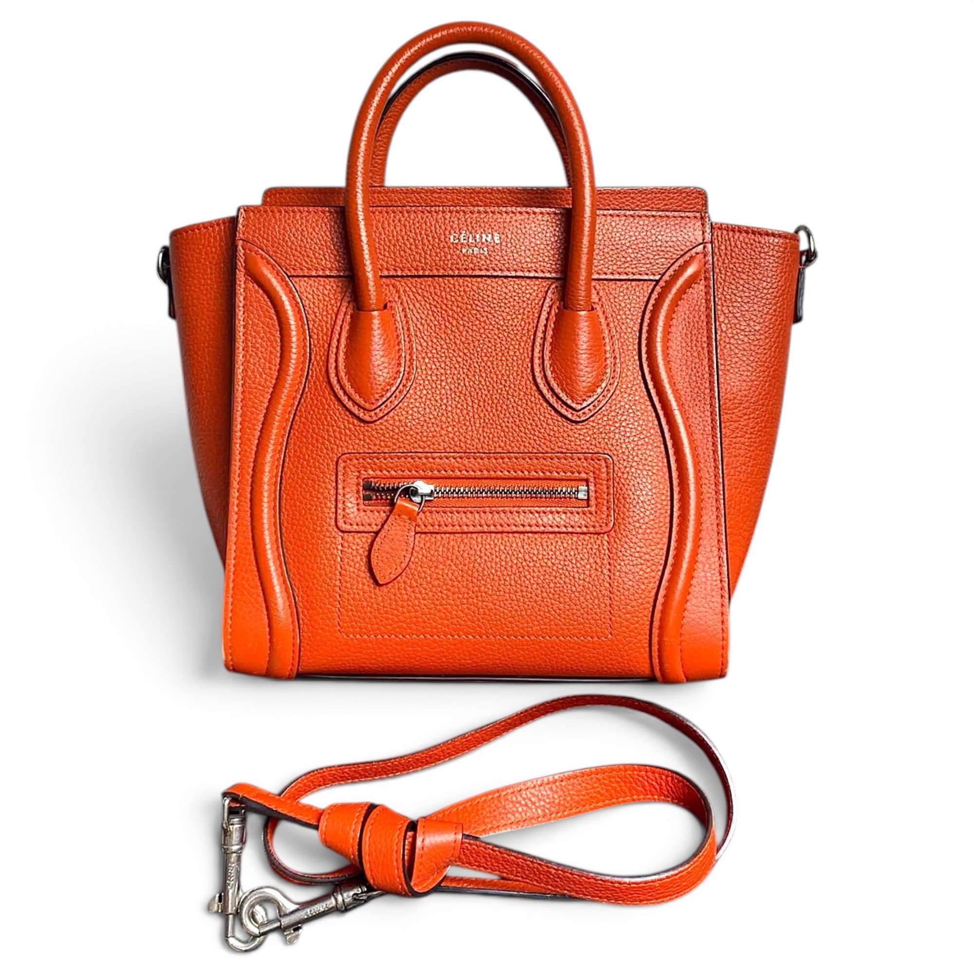 Nano Luggage leather handbag