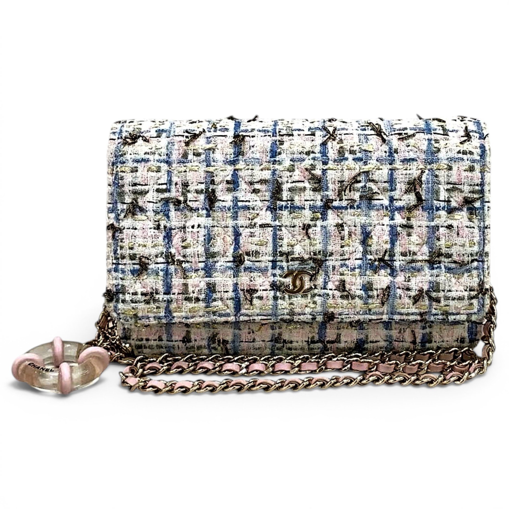 Wallet On Chain Timeless/Classique cloth crossbody bag