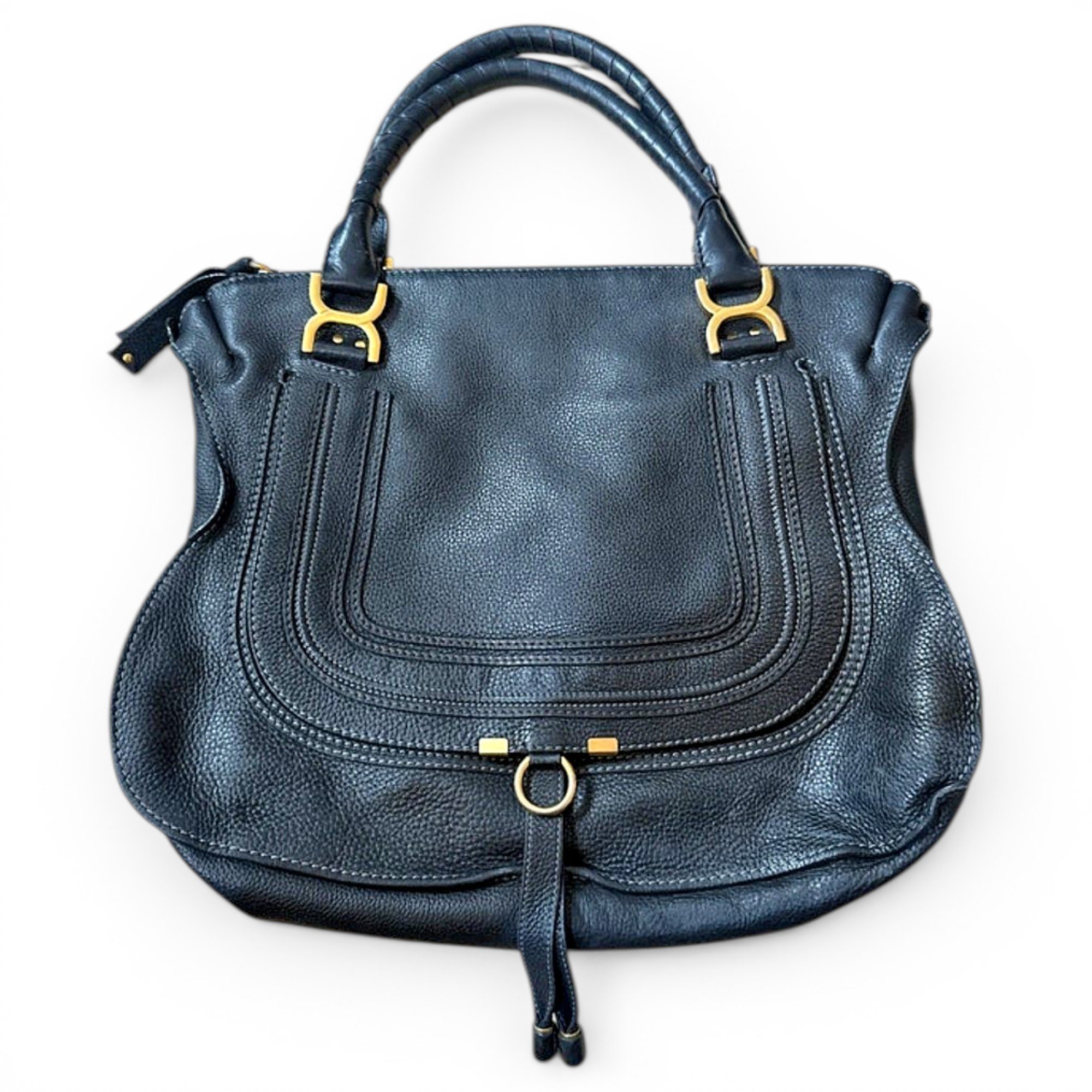 Bay leather handbag