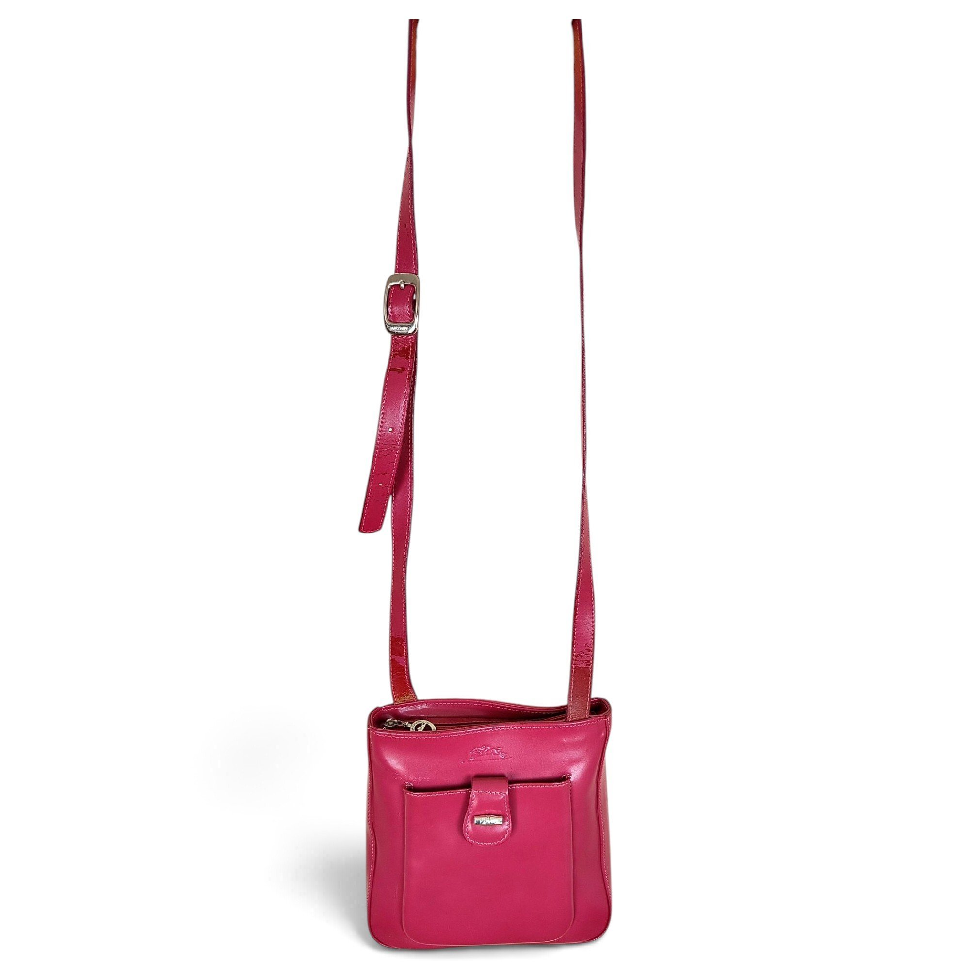 Roseau leather crossbody bag