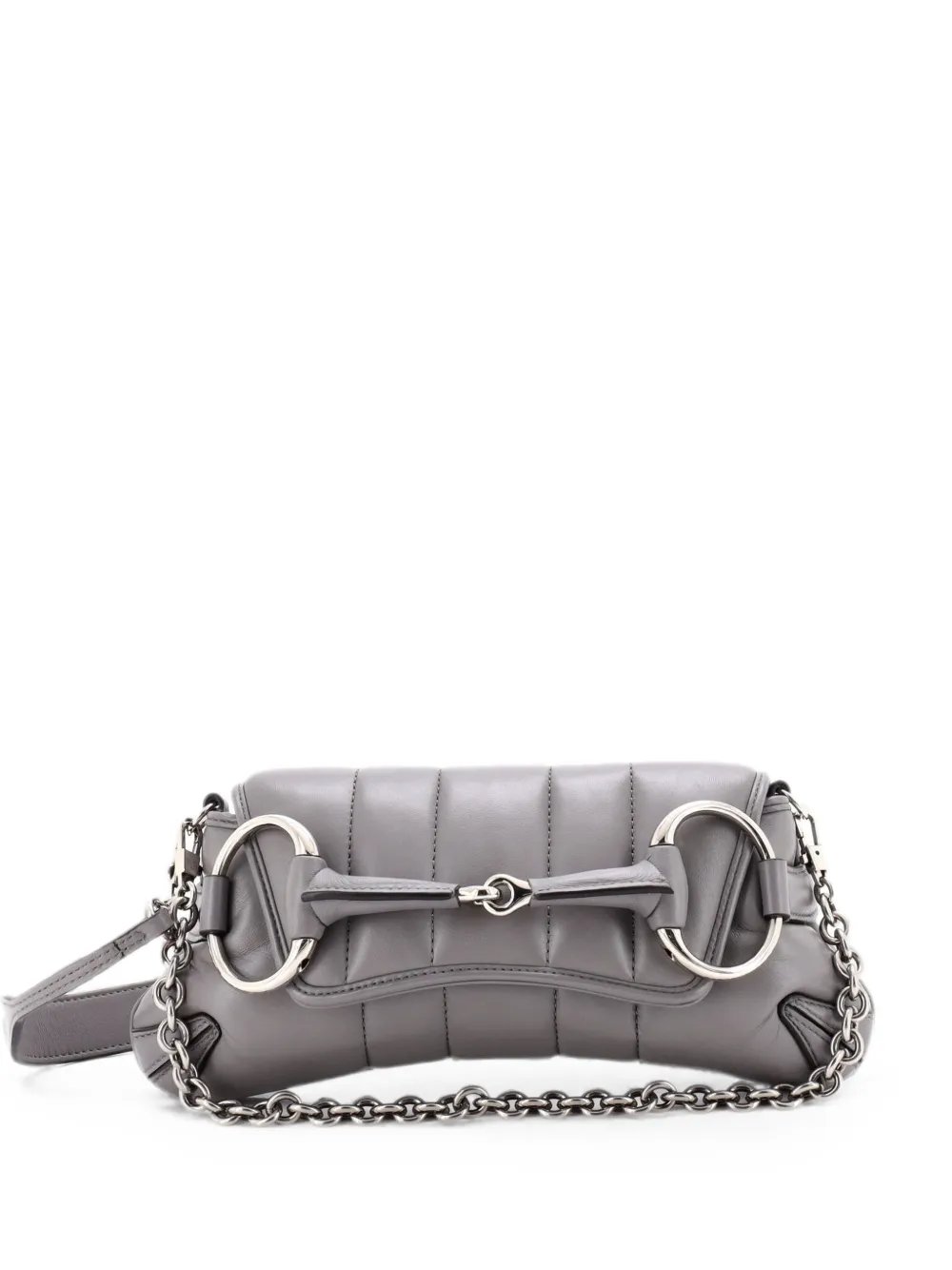 Horsebit Chain Vertical Quilted Leather Small shoulder bag