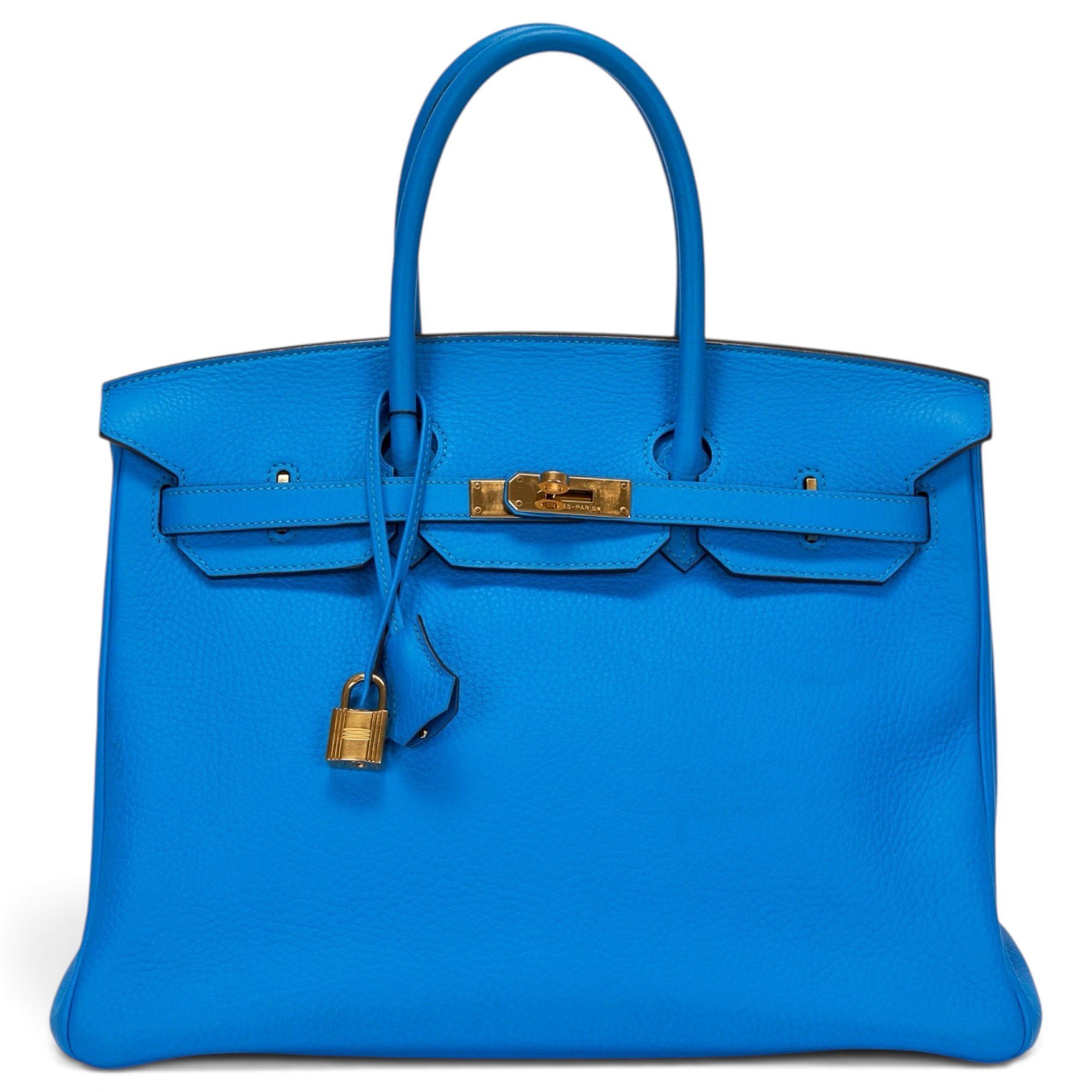Birkin 35 leather handbag