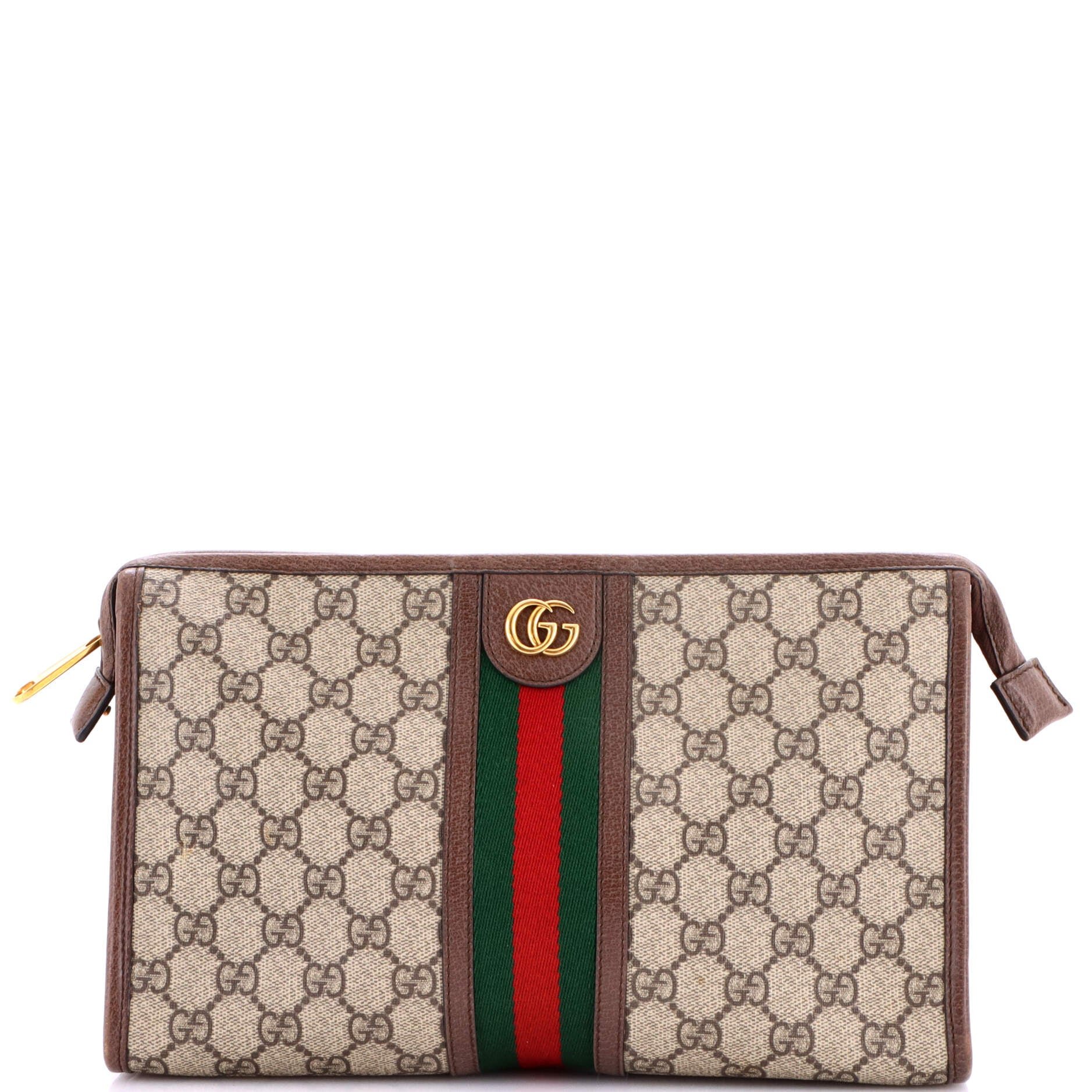 Ophidia Pouch GG Coated Canvas Medium