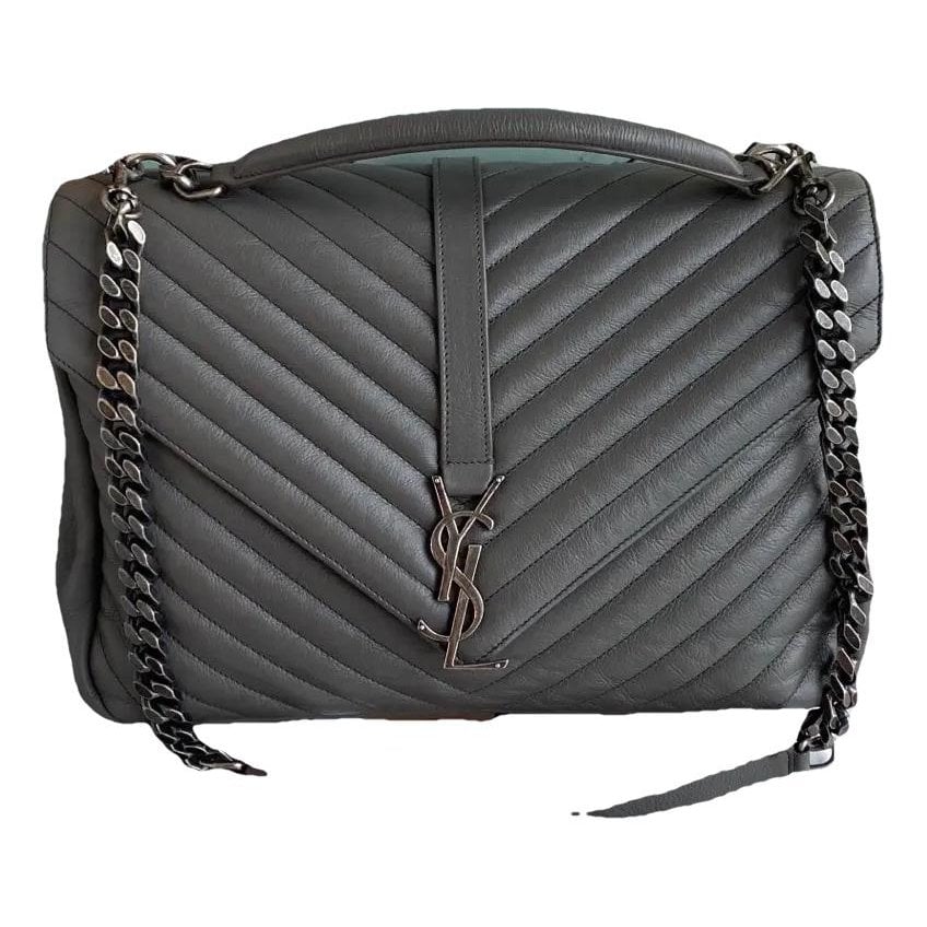 Collége monogramme leather crossbody bag