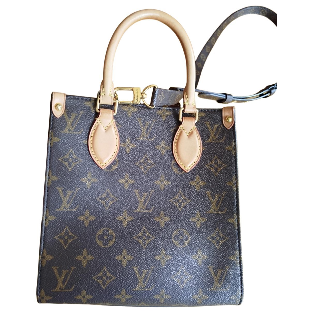Louis Vuitton Plat leather crossbody bag