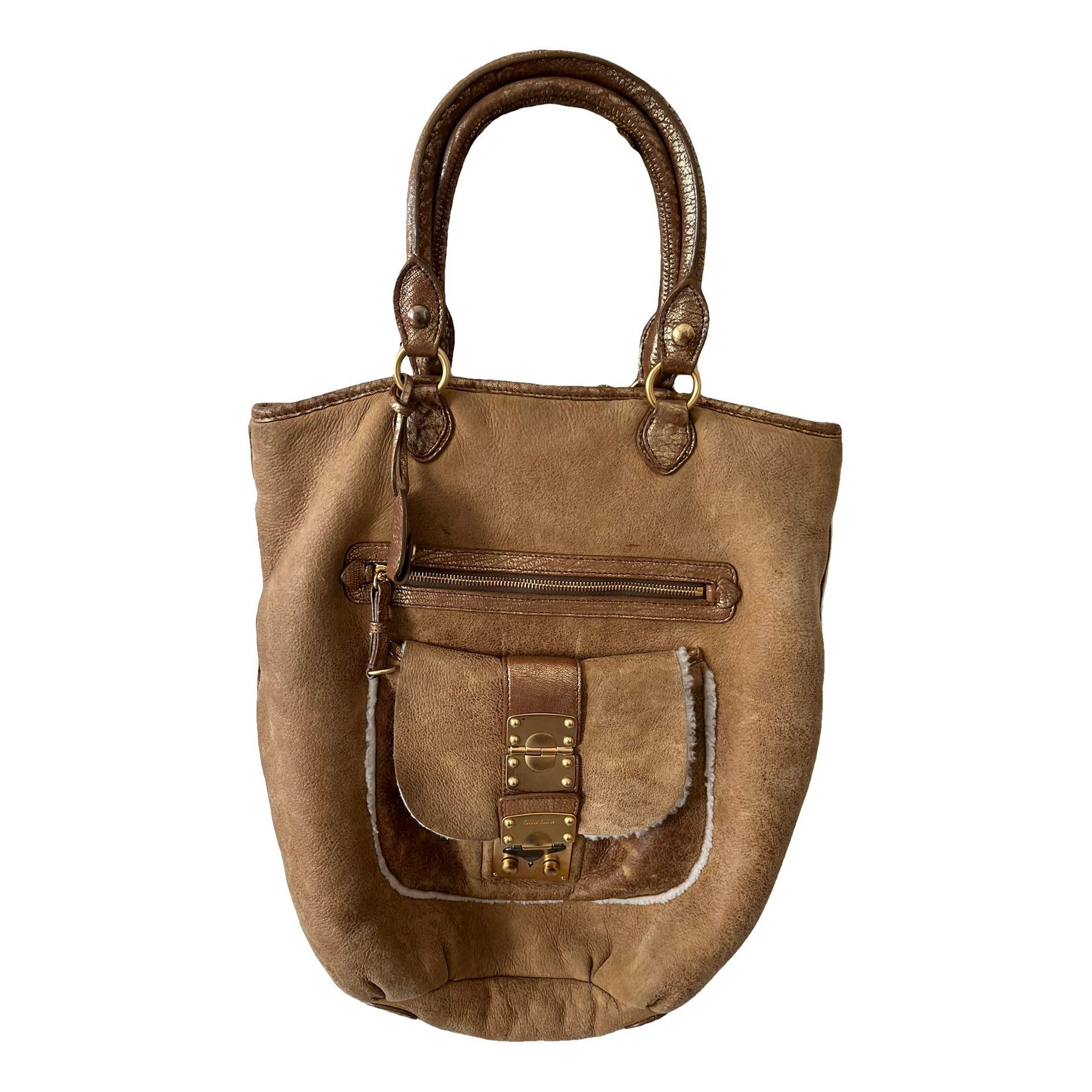 Miu Miu Leather tote