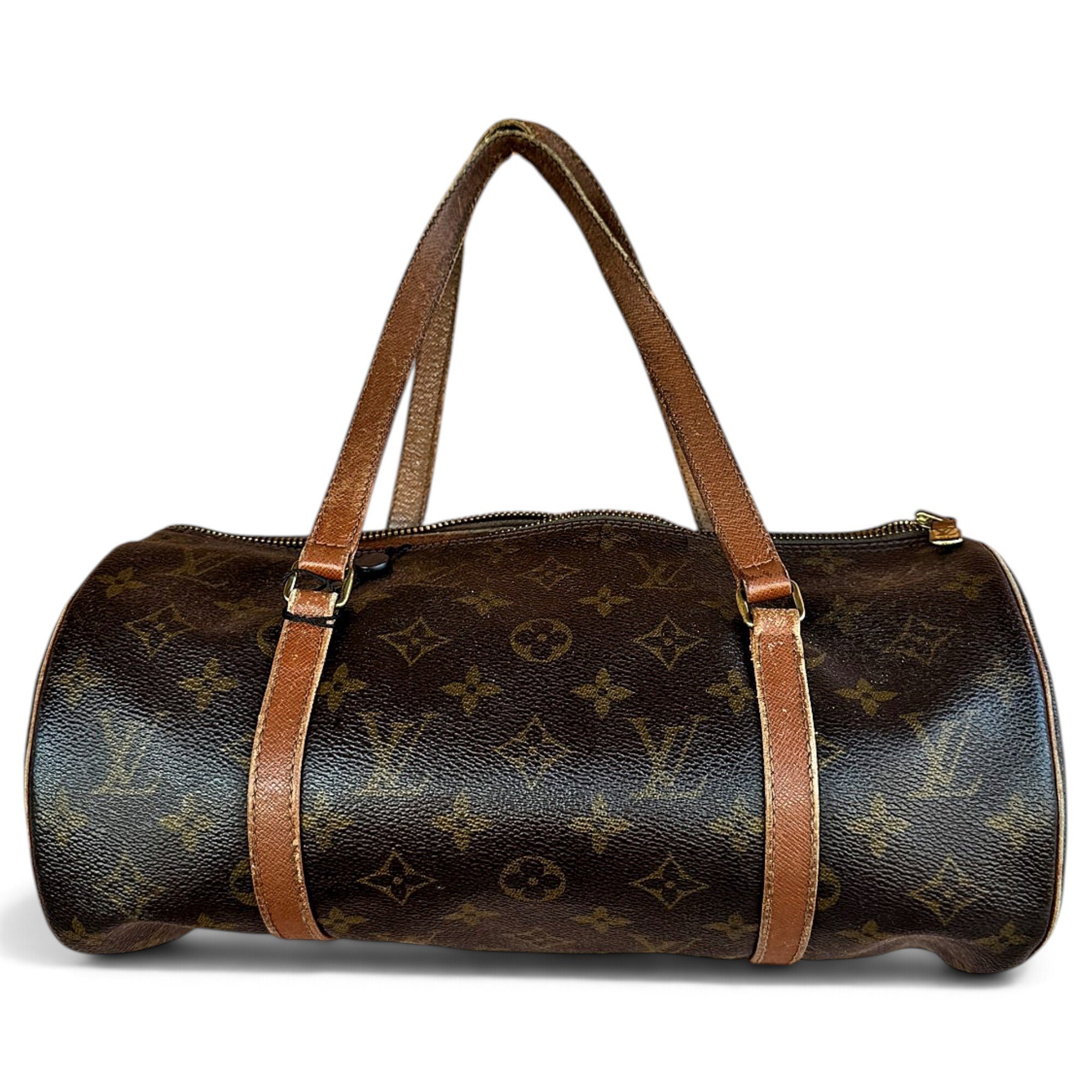 Papillon leather handbag