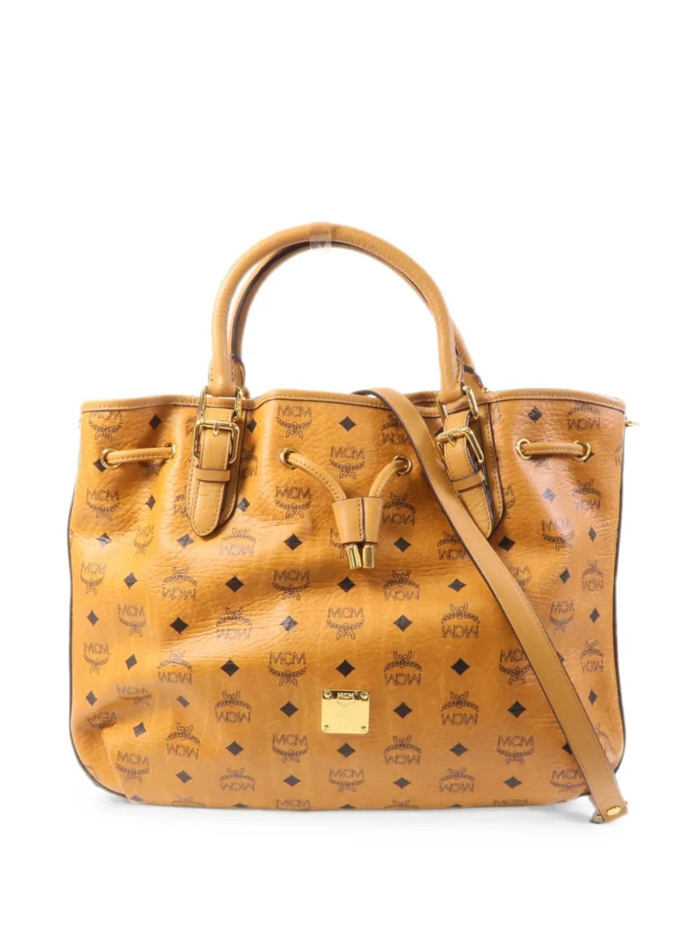 logo-print tote bag