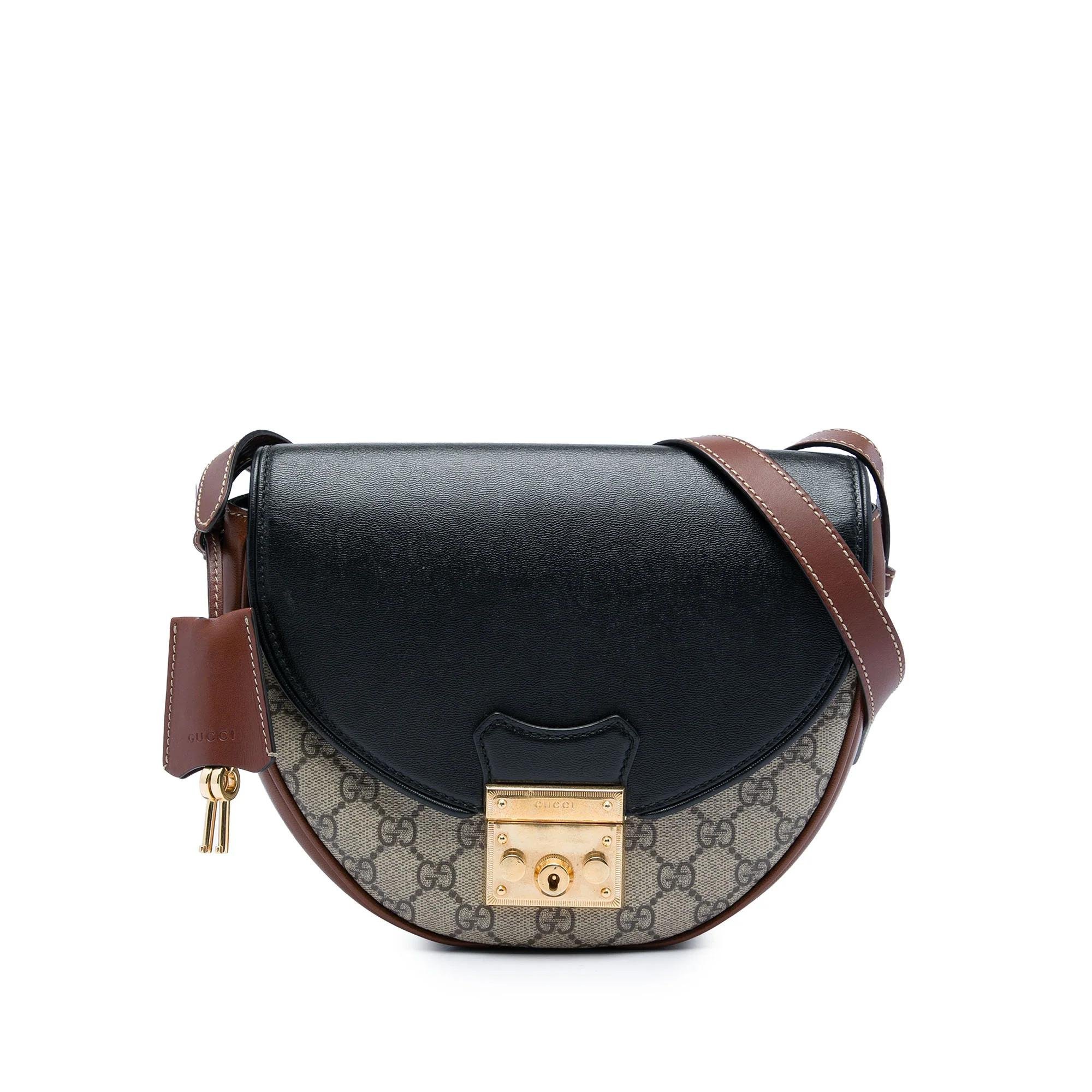 Padlock cloth crossbody bag