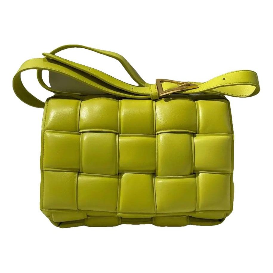 Cassette leather handbag