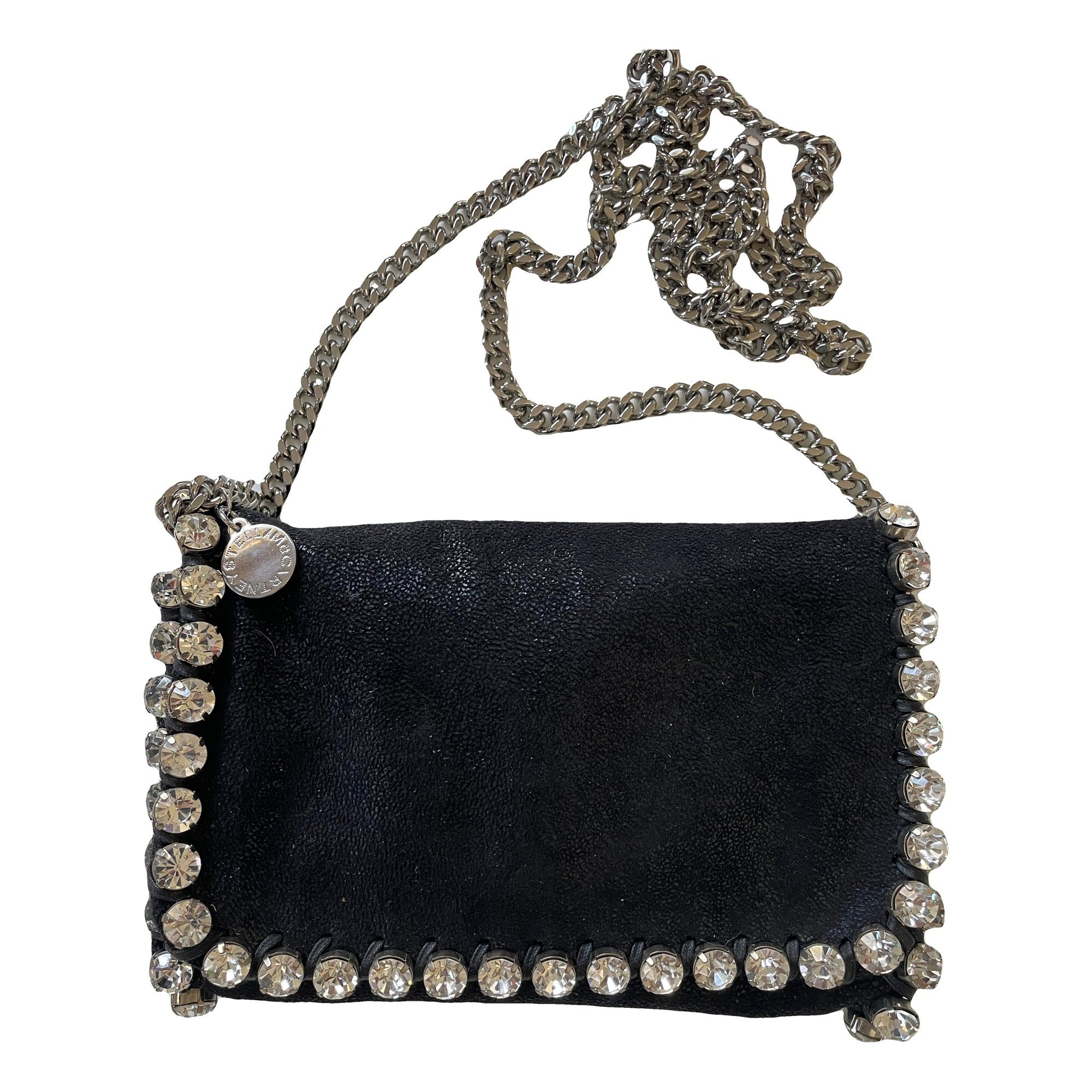 Falabella vegan leather clutch bag