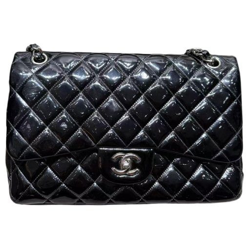 Timeless/Classique patent leather handbag