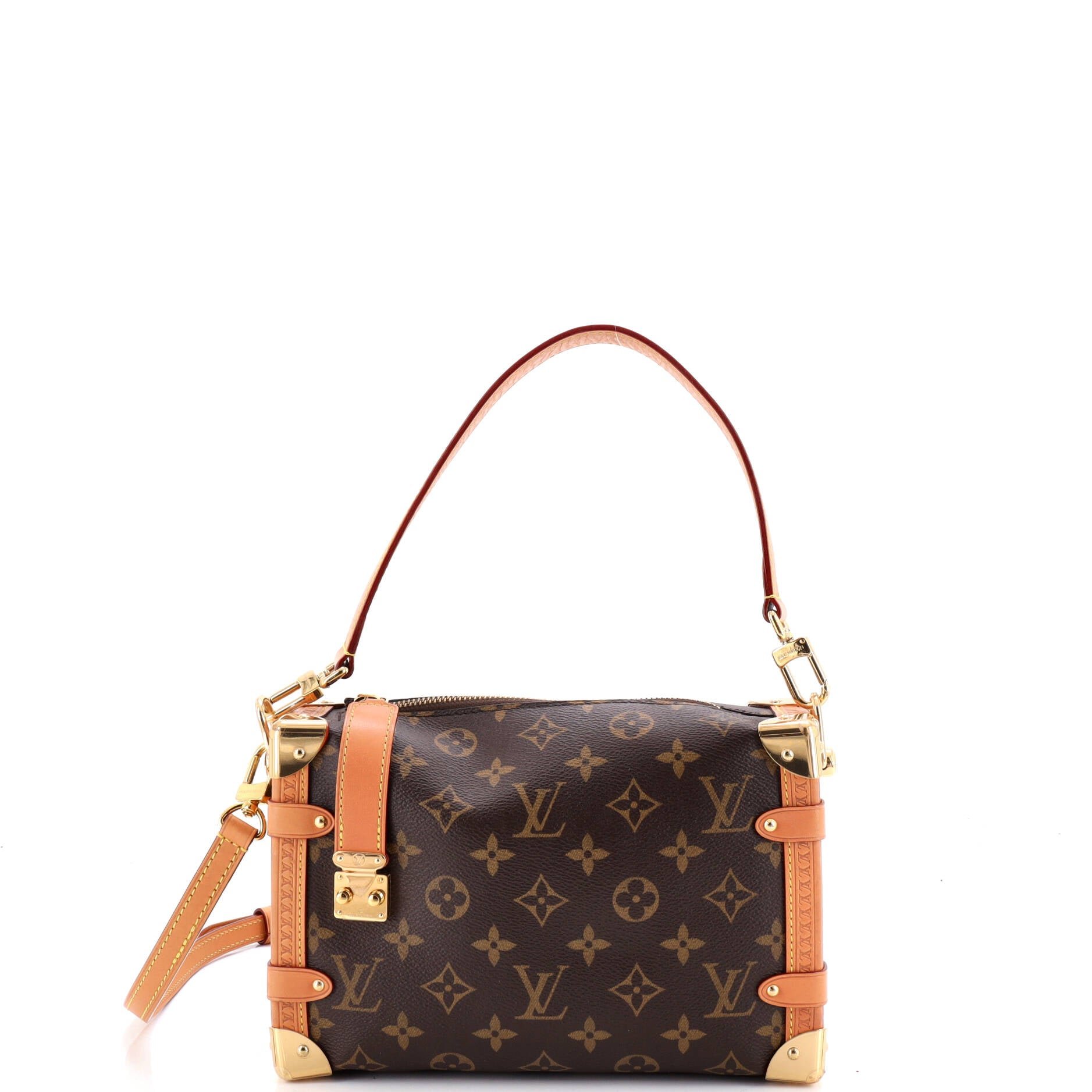Side Trunk Handbag Monogram Canvas MM