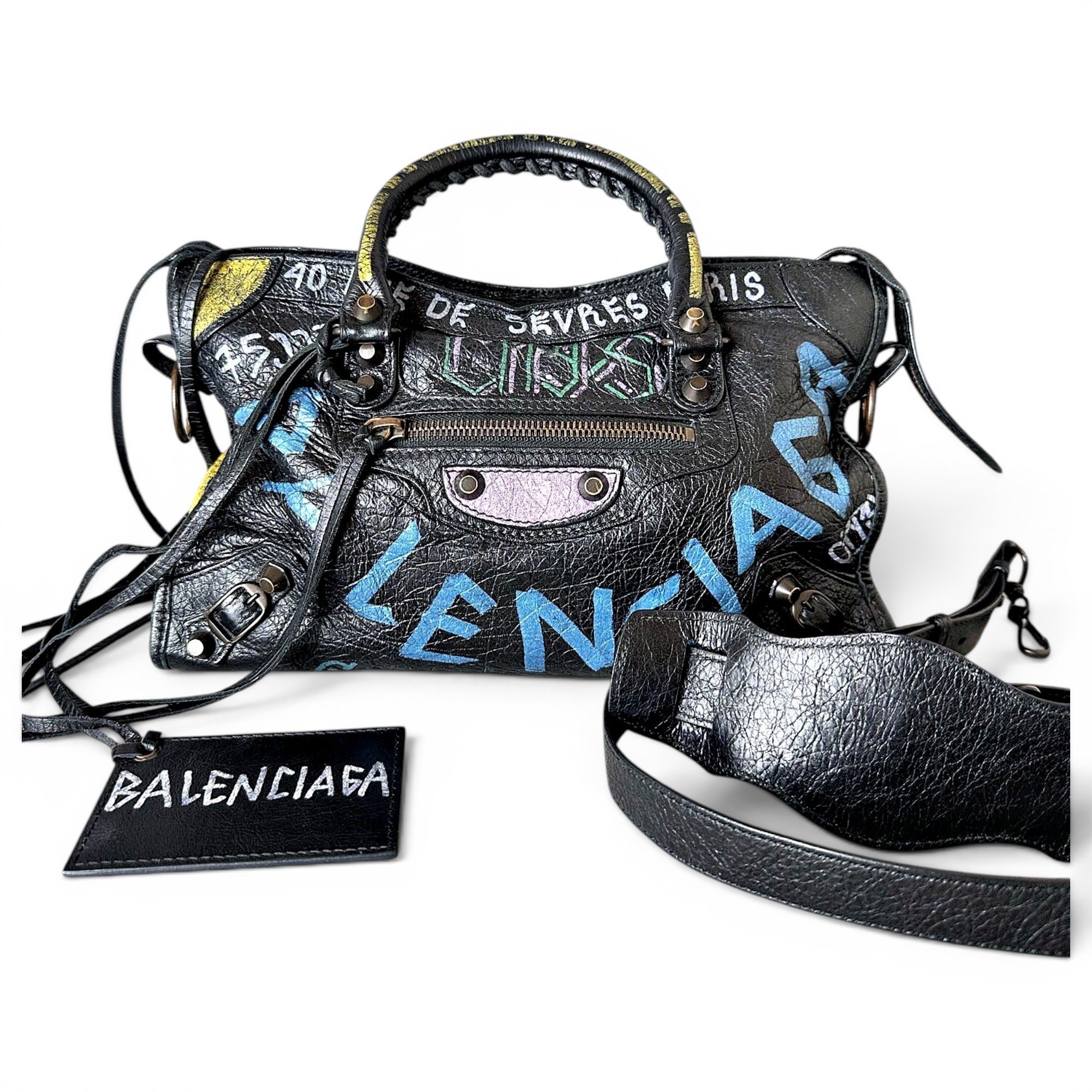 Leather handbag