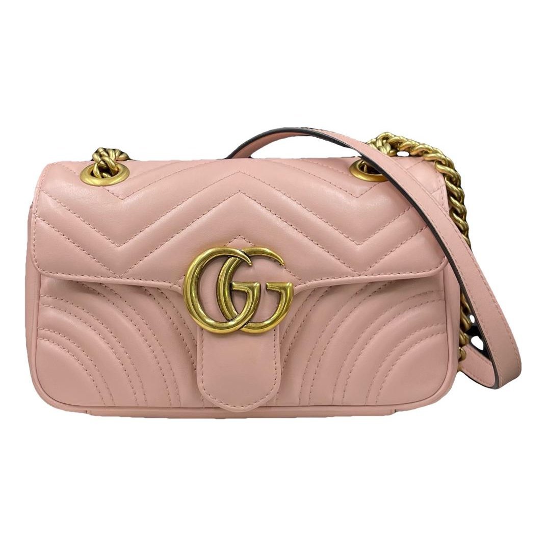 GG Marmont Flap leather crossbody bag