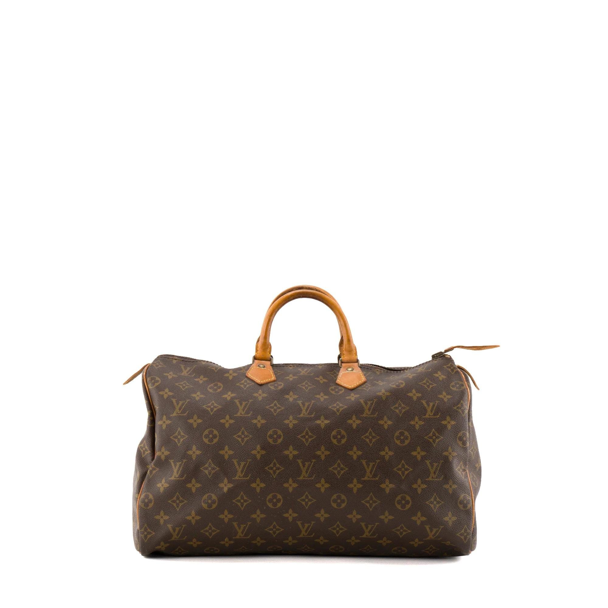Speedy leather handbag